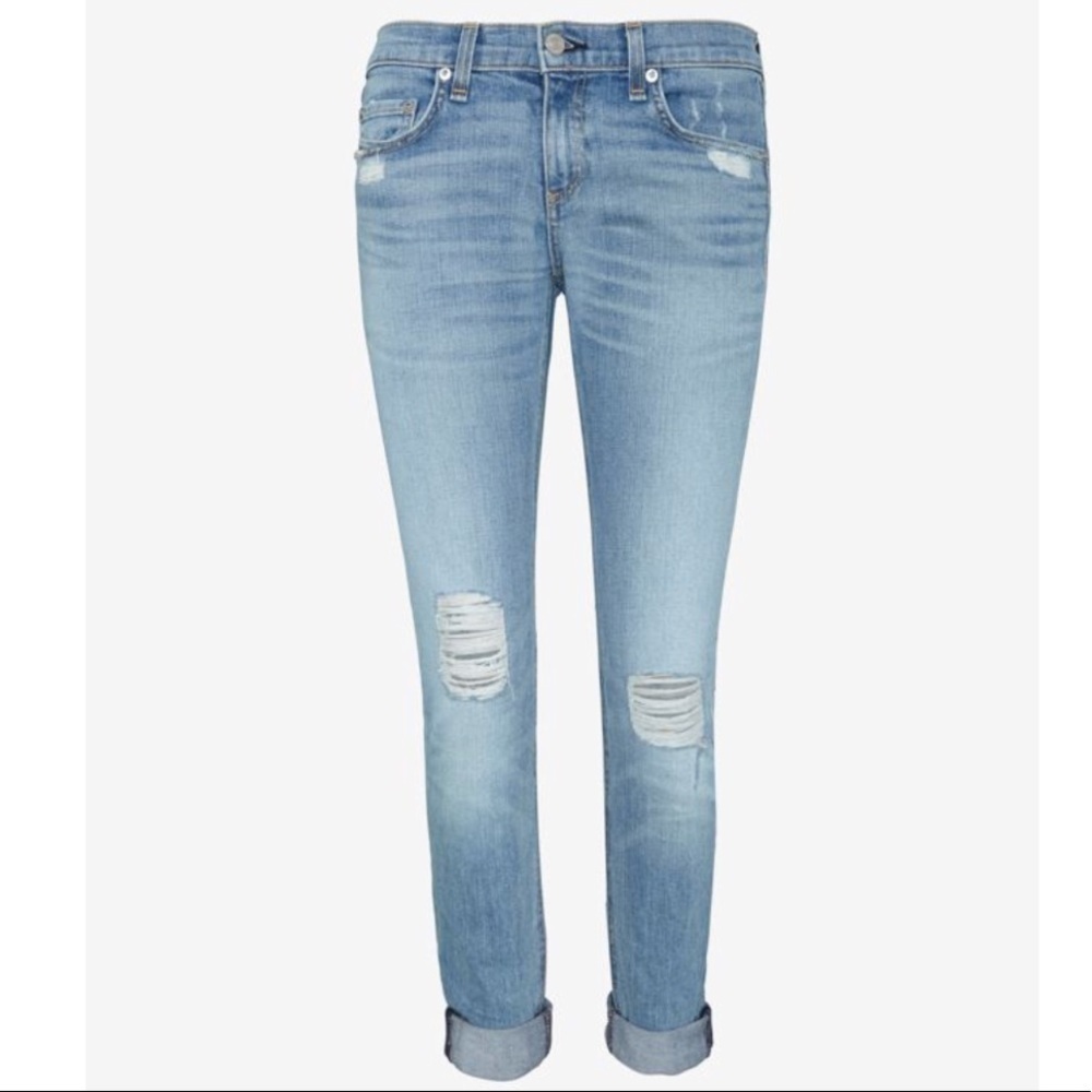 Rag & Bone Distressed Dre Jeans